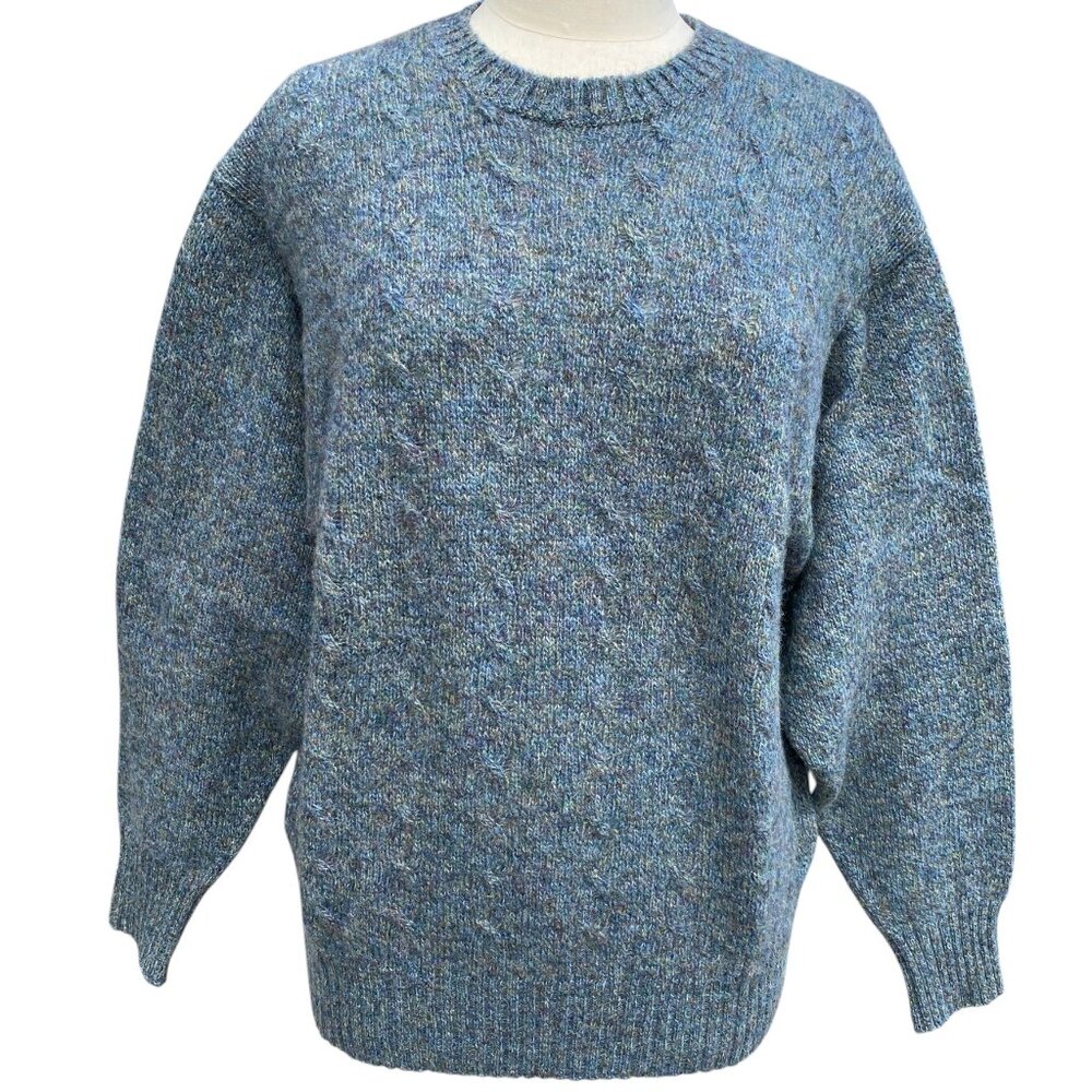 Vintage Shannon Ireland 100% Wool Cable Knit Sweater Sz XL Fisherman Nautical
